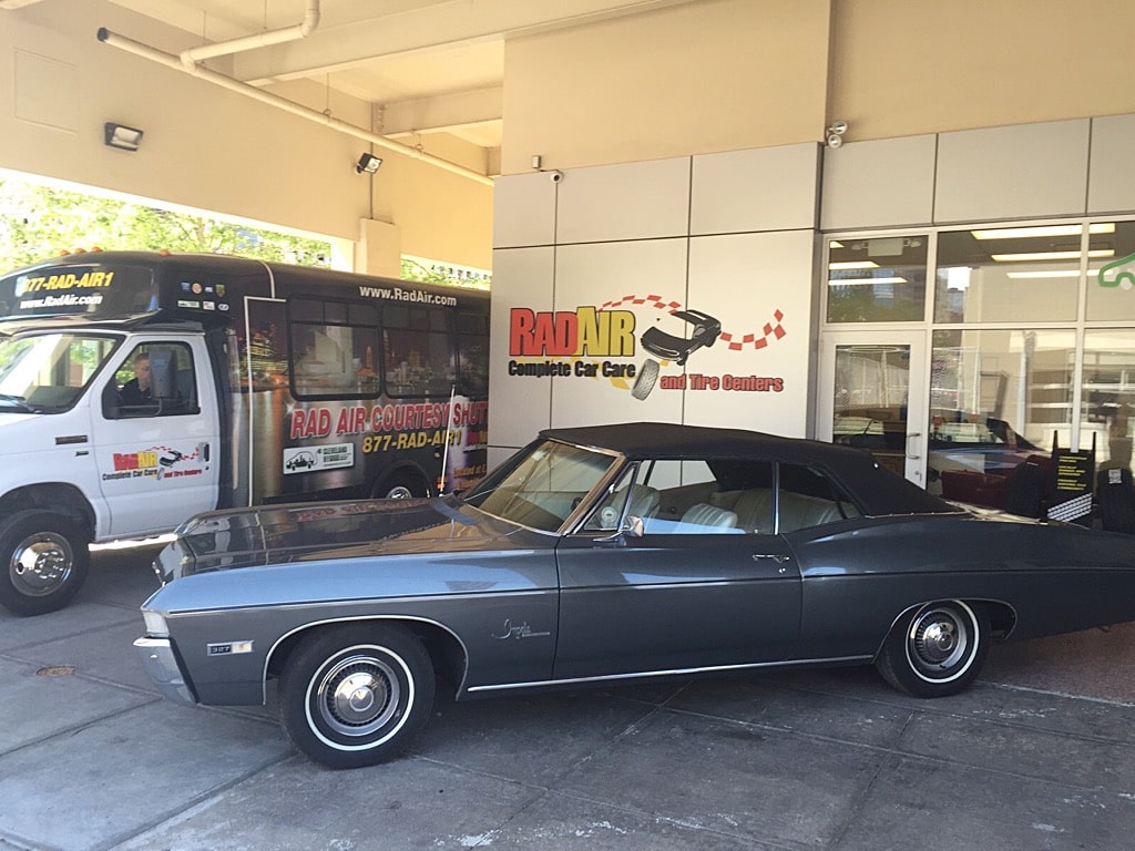 downtown, cleveland, oh, ohio, auto, repair, car, breakdown, broken down, chevy, chevrolet, impala, 1968