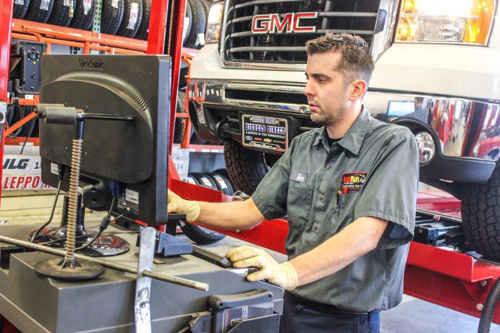 Rad Air technician working in the shop