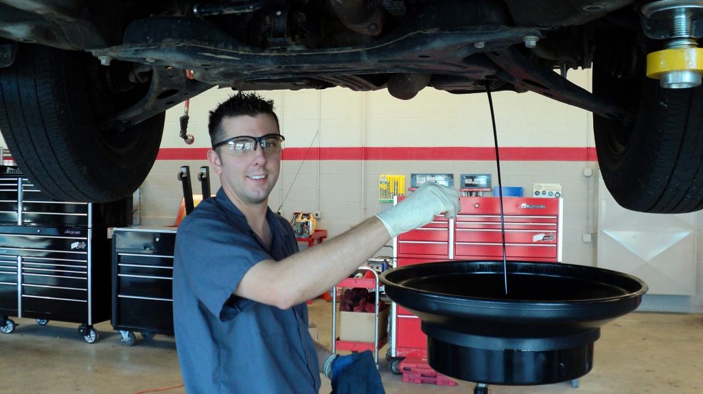 draining vehicle fluid