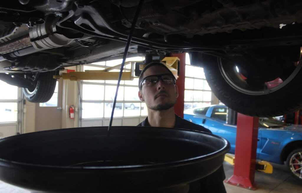 rad air oil change