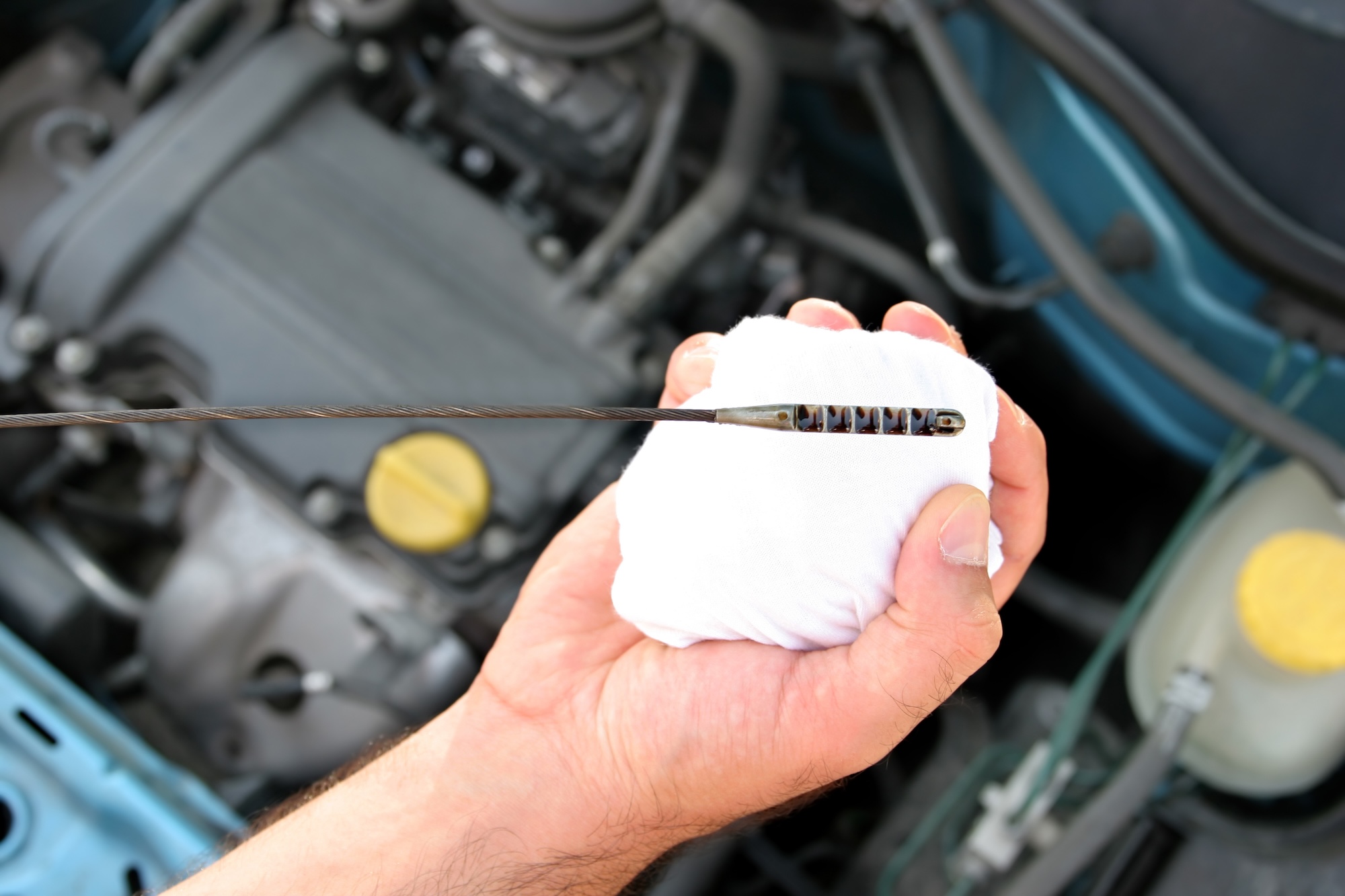 Oil change service at Rad Air Complete Car Care